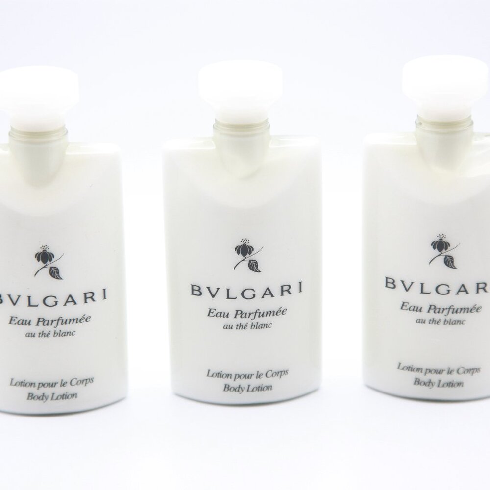 BVLGARI au thé Blanc Pack Of 6 NEW (White Tea) Body Lotion - 2.5 Fl oz / 75mL